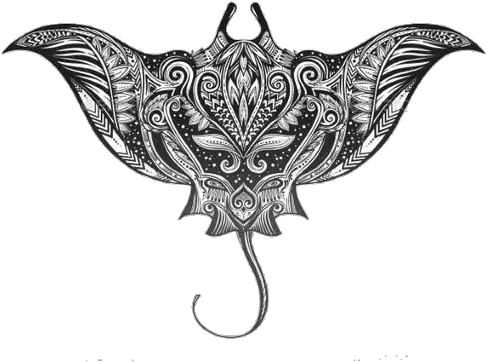  Moana Mantaray Tattoo Mandalaart Mandala Stingray Cute Maori Stingray Tattoo Png Tattoo Pngs