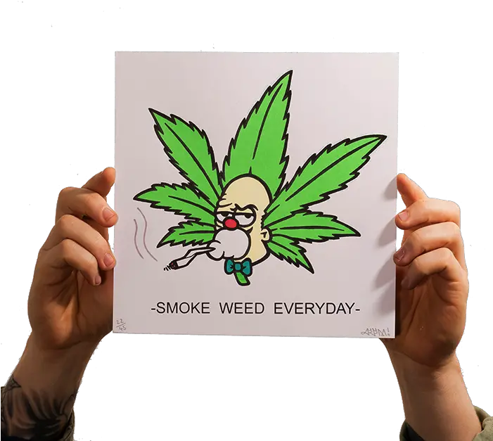  U0027smoke Weed Everydayu0027 Illustration Png Weed Smoke Png