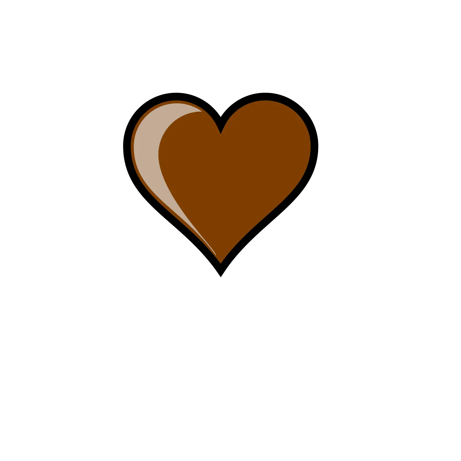  Brown Heart Png Svg Clip Art For Web Download Clip Art Brown Heart Clipart Small Heart Png