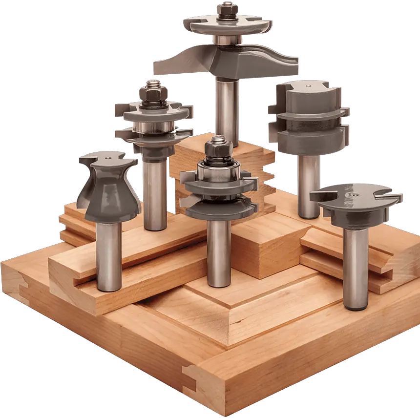  6 Piece Cabinetmaker Router Bit Sets Wood Router Machine Bit Png Router Cutter Table Icon