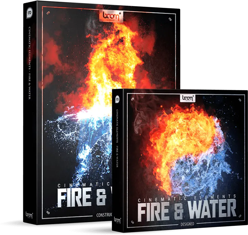  Cinematic Elements Fire U0026 Water Boom Library Boom Library Cinematic Elements Fire Water Bundle Png Flame Transparent