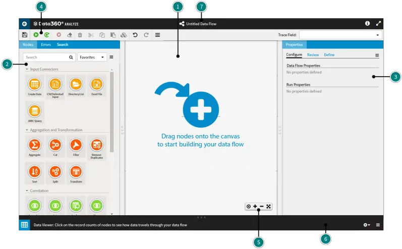  Data360 Analyze Overview Technology Applications Png Data Flow Icon