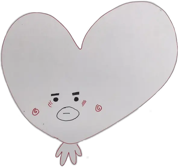  Bts V Heart Drawing Png Kim Taehyung