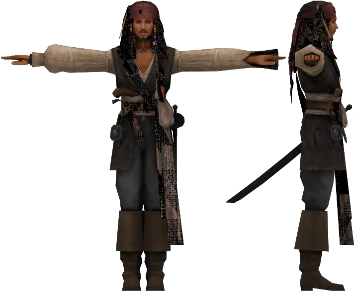  Playstation 2 Kingdom Hearts 2 Jack Sparrow The Models Jack Sparrow Kingdom Hearts 2 Png Jack Sparrow Png