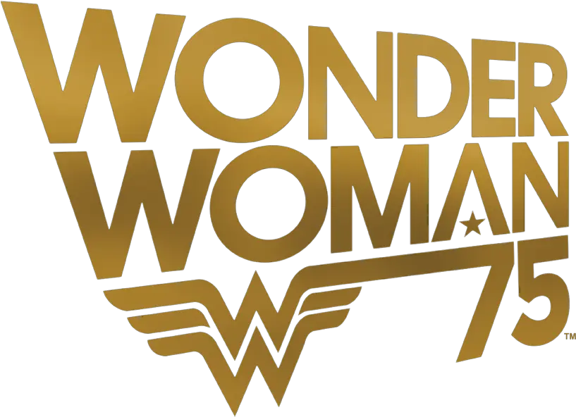  Wonder Woman 75th Anniversary Gold Logo Gold Wonder Woman Logo Png Wonder Woman Logo Png