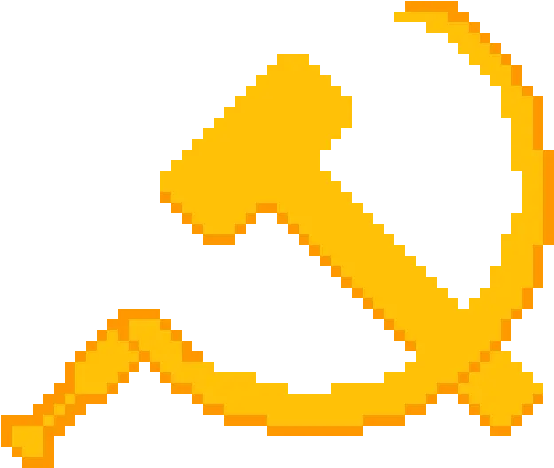  Pixilart Hammer And Sickle By Anonymous Pixel Hammer And Sickle Png Hammer And Sickle Transparent