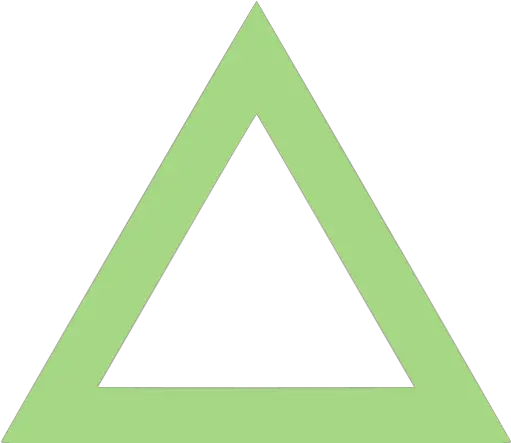  Guacamole Green Triangle Outline Icon Transparent Green Triangle Outline Png Green Triangle Png