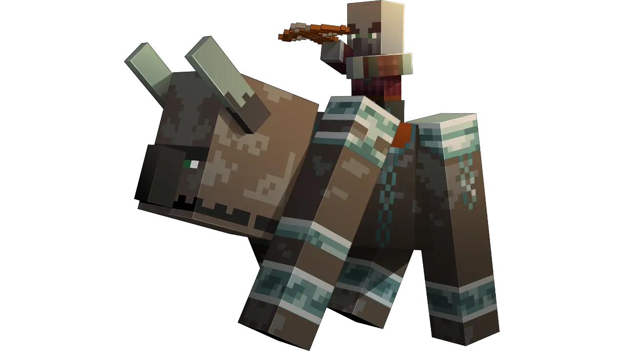  What Is The Most Difficult Mob In Minecraft Besides Minecraft Pillager Riding Ravager Png Ender Dragon Png