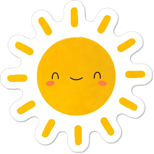  Download Hd Kawaii And Cute Happy Sun Circle Png Happy Sun Png