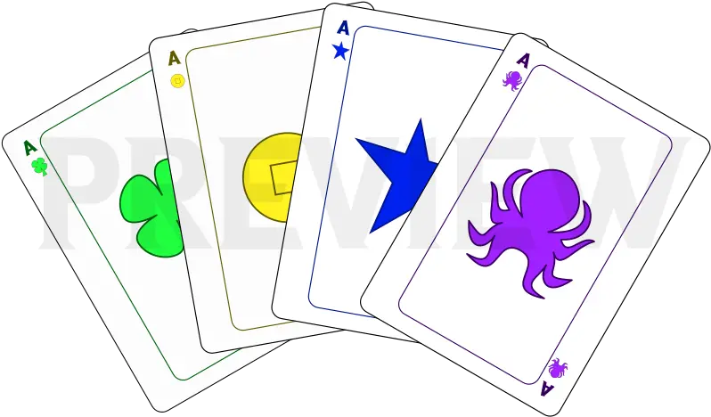  Cards In 8 Suits Playing Card Png Card Suits Png