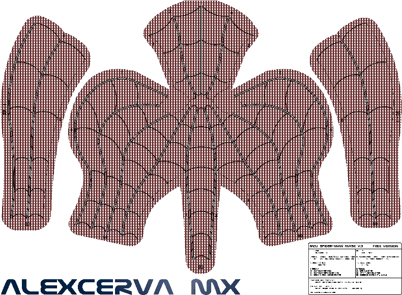  Mcu Spider Man 3d Print Filespattern Free Page 25 Spider Man Mask Pattern Png Spiderman Mask Png