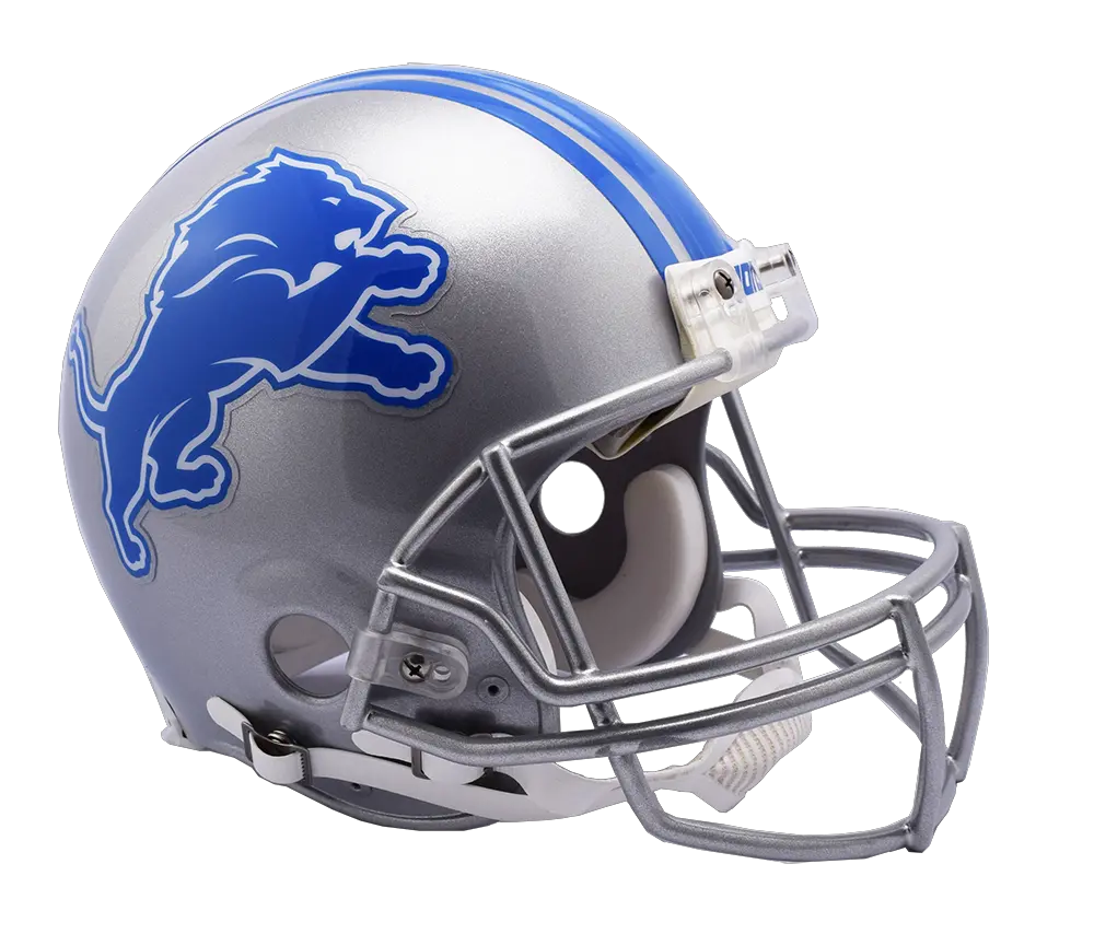  Detroit Lions Vsr4 Authentic Helmet Dallas Cowboys Football Helmet Png Detroit Lions Logo Png