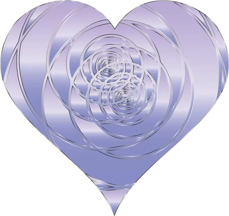  Blue Purple Heart Png Clipart