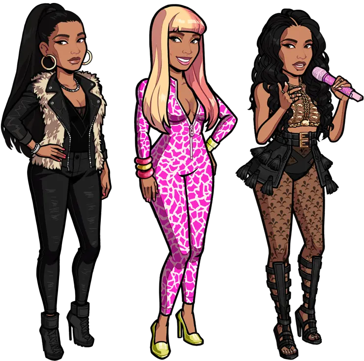  Nicki Minaj The Empire Character Art On Behance Nicki Minaj The Empire Game Png Nicki Minaj Png