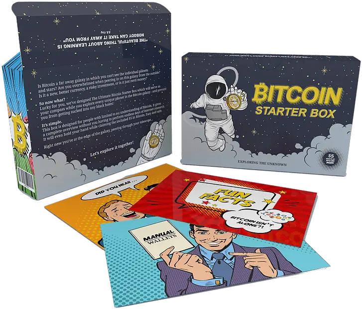  Bitcoin Starter Pack Blockshopchain Cartoon Png Bitcoin Transparent Background