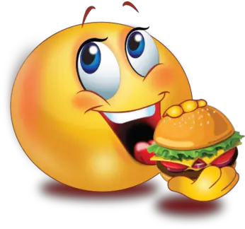  Party Eating Burger Emoji Emoji Eating Png Party Emoji Png