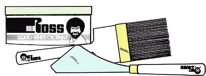  Fanbrush Bob Ross T Shirt Png Bob Ross Transparent Background