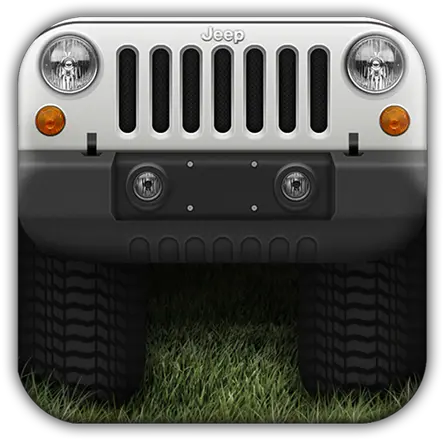  Jeep In Touch App Icon On Behance Black Widow Decal Car Png Icon Offroad