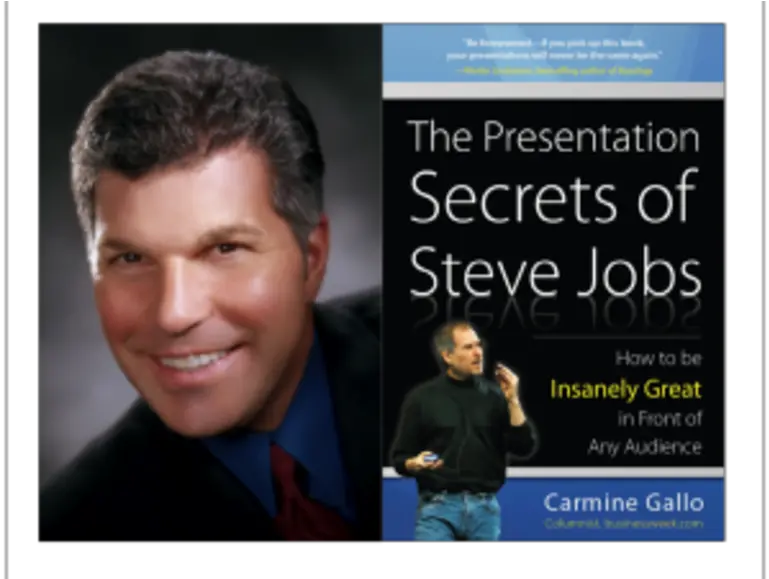  The Presentation Secrets Of Steve Jobs Presentation Secrets Of Steve Jobs By Carmine Gallo Png Steve Jobs Png