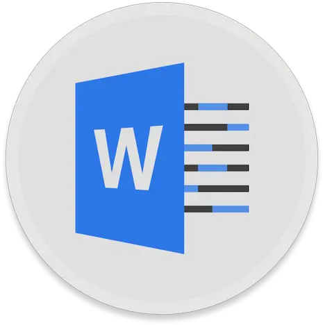  Microsoft Word Icon Png Vertical Office 2007 Icon