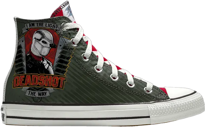  Own Suicide Squad Converse Converse Dc Comics Deadshot Png Deadshot Png