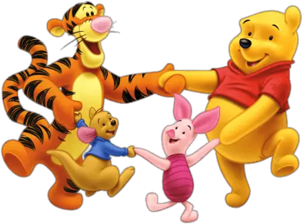  Friends Clipart Transparent Background Winnie The Pooh Celebration Png Friends Transparent