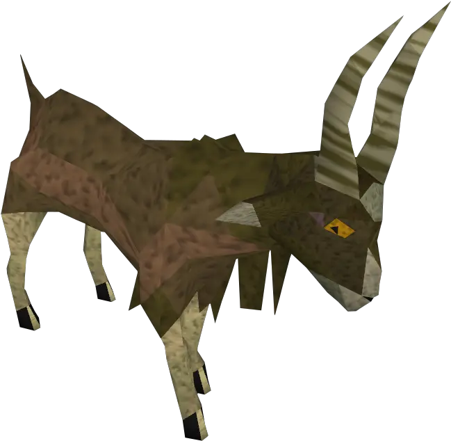  Runescape Mountain Goat Png Goat Horns Png