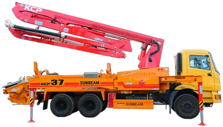  42 Mtr Boom Pump Truck Concrete Pump Png Sun Beam Png