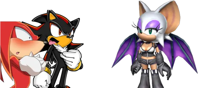  Download Hd Knuckles And Shadow See Rouge Shadow X Rouge Knuckles Rouge And Shadow Png Uganda Knuckles Png