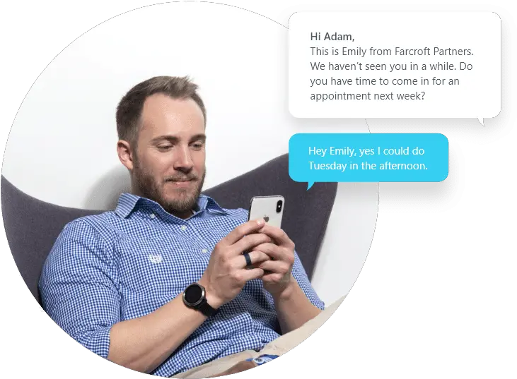  Business Text Messaging Service Weave Sitting Png Texting Png