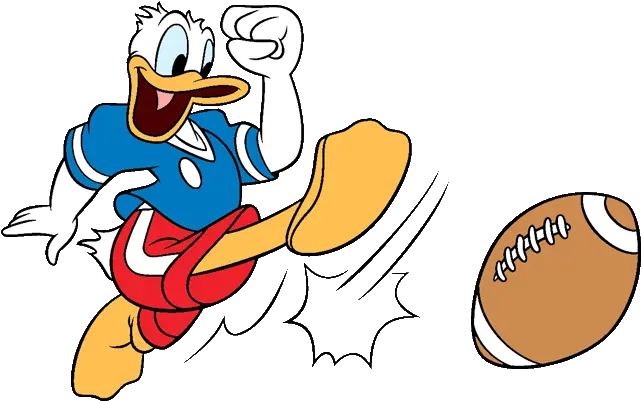  Download Free Png Donald Football V2 Iron Donald Duck American Football Football Clipart Png