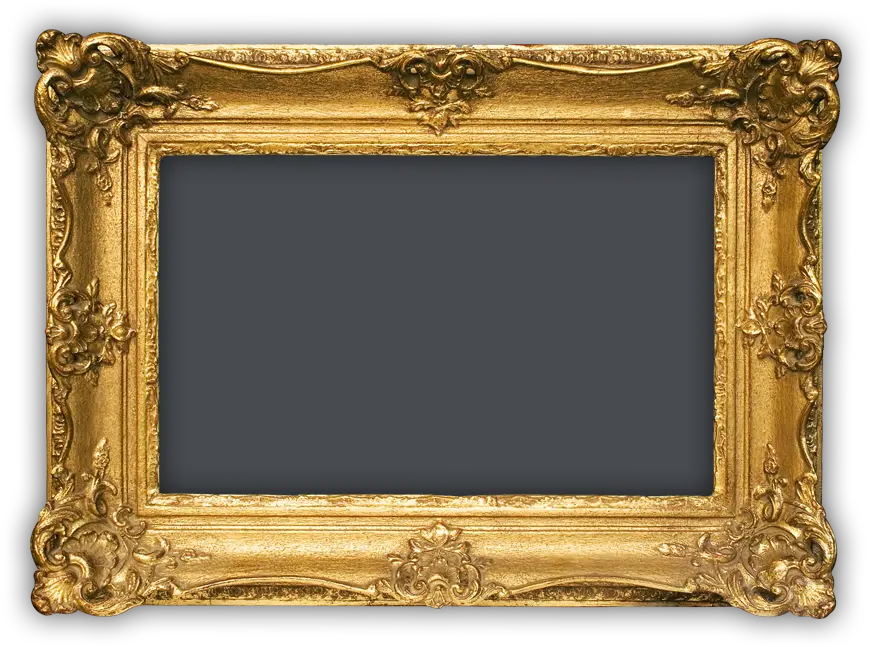  Download Hd Pic Frame Golden Frame Free Png Transparent Painting Frame Png Transparent Golden Frame Transparent