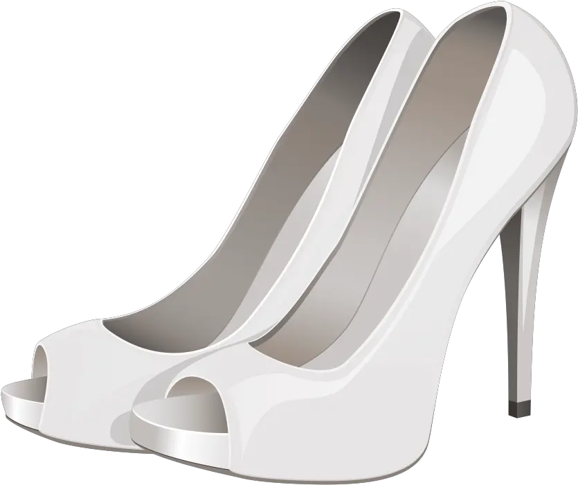  High Heel Clipart Png White High Heels Clipart Heels Png