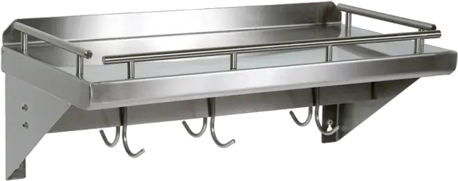  Stainless Steel Rack With Pot Hanger Outdoor Bench Png John Wall Png