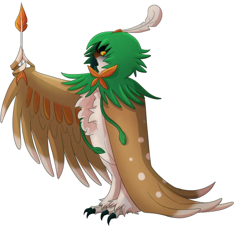  Decidueye By Mary Hurricane Pokémon Sun And Moon Full Pokemon Sun And Moon Drawing Rowlet Png Sun And Moon Png