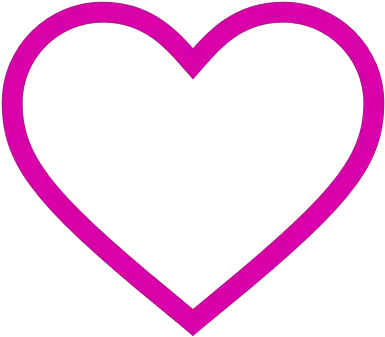  Pink Hollow Heart Icon Elkhart Png Heart Icon Pink