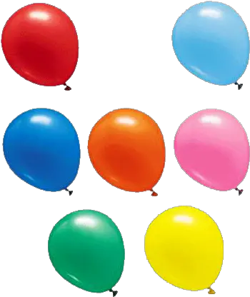  8 Balloons Balloons Different Colors Png Balloon String Png