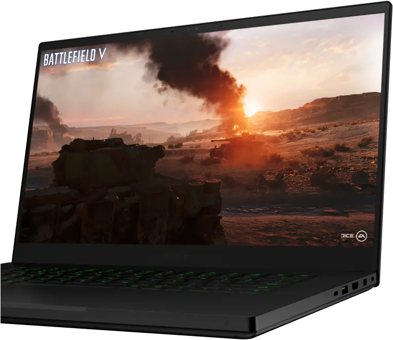  Razer Blade 15 Advanced Gaming Laptop Review Extreme Power Sleeking Gaming Laptop Png Battlefield V Png