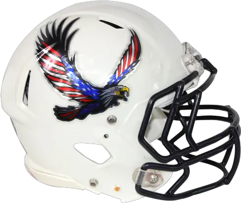  Carbon Fiber Chrome Decals Face Mask Png Eagles Helmet Png