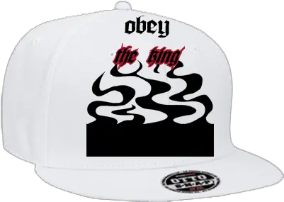  Obey The King Snapback Flat Bill Hat Ethika Hat Png Obey Hat Png