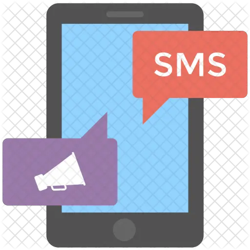  Promotional Sms Icon Of Flat Style Sms Advertisement Icon Png Sms Icon Png