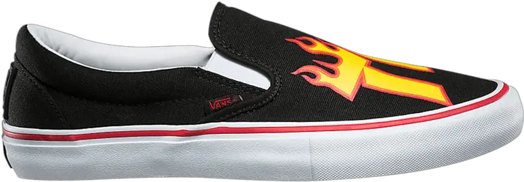  Vans Slip Skate Shoe Png Thrasher Png