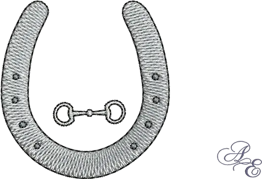  Art Of Embroidery Circle Png Horseshoe Transparent