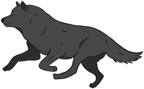  Wolf Predator Leg Tail Illustration Wolf Png Lobo Png