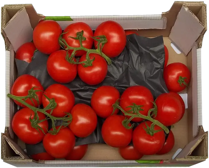  Tomatoes Trusses Box Caja De Tomate Png Tomato Transparent