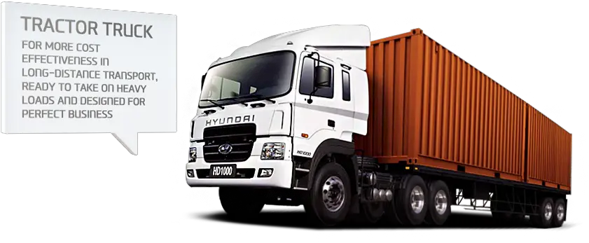  Tractor Truck Hyundai Truck Trailer Png Semi Truck Png