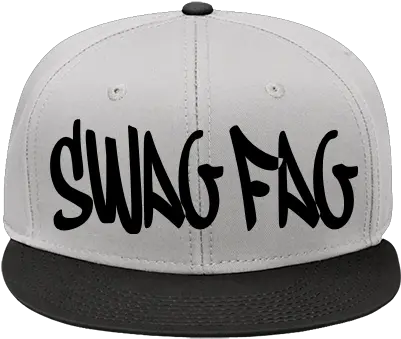  Swag Fag Wool Blend Snapback Flat Bill Hat For Baseball Png Swag Hat Png