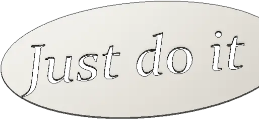  Keychain Just Do It Calligraphy Png Just Do It Transparent