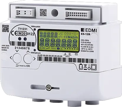  Es 12b Edmi Meters Edmi Smart Meter Png Icon Of Electric Meter