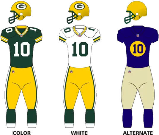  Packers 13uniform Green Bay Packers Uniforms Png Packers Png